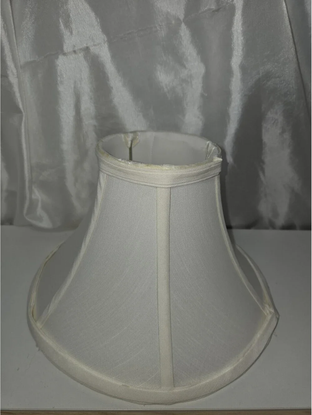 Bell-Shaped Lamp Shade Egg Shell Ivory Color With Uno Fitter 10